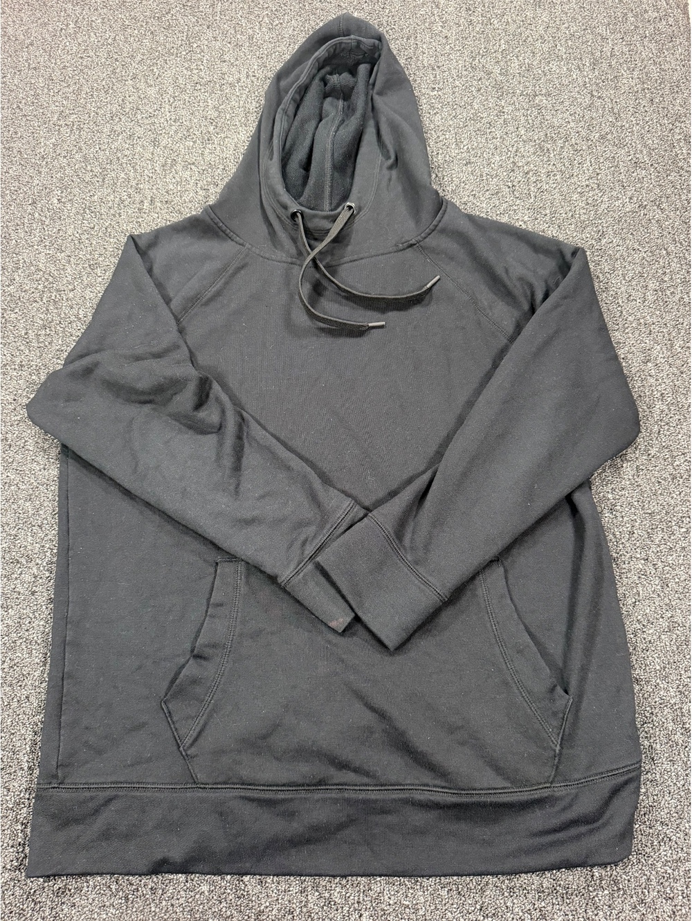 Athleta Black Pullover Hoodie Sweatshirt Size Large